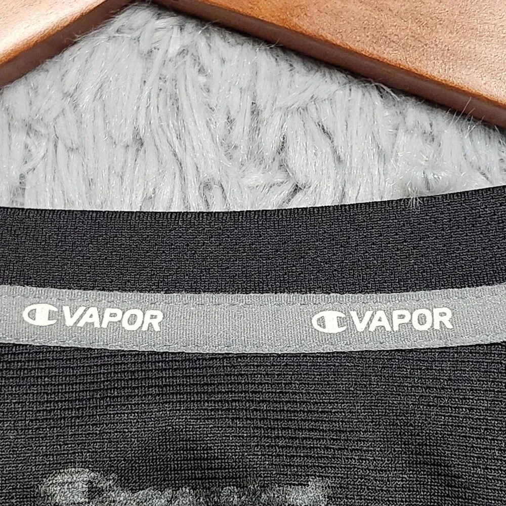 Champion Vapor Shirt Mens Size XL Black‎ Athletic Performance Lightweight Tee - Picture 5 of 9